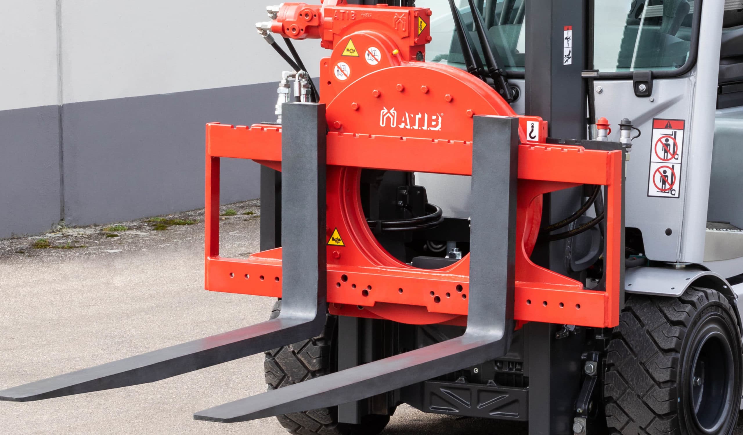 ATIB döndürücü forklift ataşmanı