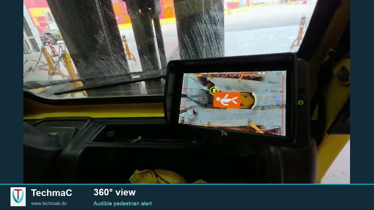 TechmaC PD yaya tanıma sistemi ekranı